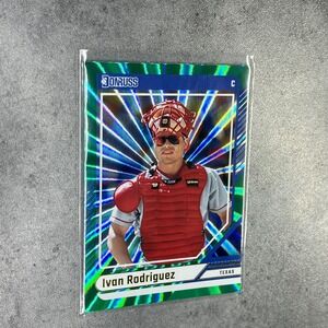 2024 Panini Donruss - Ivan Rodriguez #35 Green Laser‎